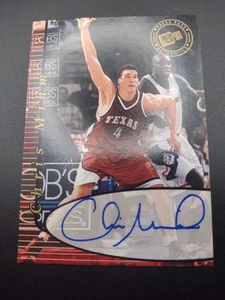Chris Mihm- 2000 Press Pass Basketball RC Auto Card Texas Longhorns - Picture 1 of 2