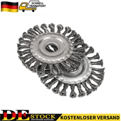 Drahtbürste für Winkelschleifer Ø 125 mm Typ Scheibenbürste gezopft Bohrung - Bild 1 von 4