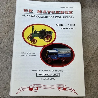 Matchbox UK Collectors Club Magazine / Journal - Vol. 8 completos -6 edições + bônus - Imagem 1 de 4