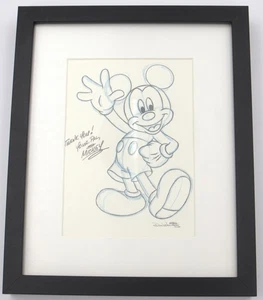 Mickey Mouse Framed Print Sketch by Don Williams – Hummel Family Vacation 2014 - Picture 1 of 19
