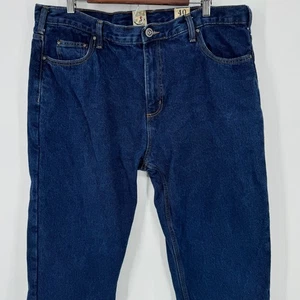 Red Head Brand Co. Flannel Lined Jeans Mens Size 40x30 Cotton Dark Wash Denim - Picture 1 of 6