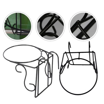  2 Pcs Blumentopf Halterung Blumenkasten Geländer Blumentopfhalter - Bild 1 von 4