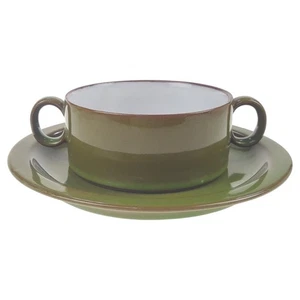 Suppentasse mit Untertasse 2tlg. Melitta Holstein Grün - Bild 1 von 7