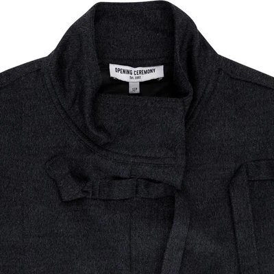 НОВЫЙ С ЯРЛЫКАМИ ЦЕРЕМОНИИ ОТКРЫТИЯ ШЕРСТИ ГАЛСТУК УЗЕЛ ЧЕРНАЯ КУРТКА РАЗМЕР S $395 - Изображение 1 из 4