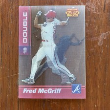 WILL CLARK FRED MCGRIFF SPORTLIX DOUBLE TAKE RANGERS BRAVES #2 1995 95