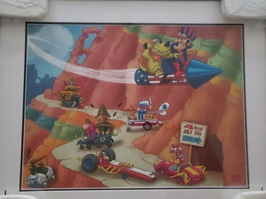 Wacky Racers L/T Animation 2024 Seriolithograph (Cliff Scene) Framed & Matted - Picture 1 of 17