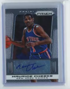 Autógrafos Panini Prizm Maurice Cheeks NBA HOF 2013-14 #154 - Imagen 1 de 2