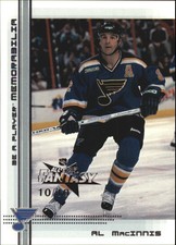 2000-01 BAP Memorabilia NHL All-Star Fantasy Black #257 Al MacInnis