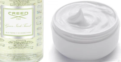 Loción para manos y cuerpo batida hecha a mano para hombre hecha con aroma a tweed irlandés verde tarro de 1 oz Foto 1 de 4