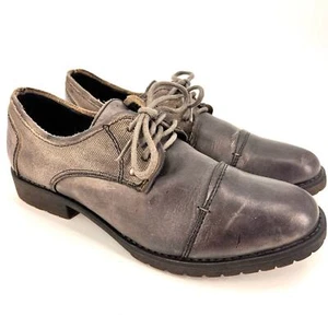 Zapato Derby BED|STU Para Hombre Derogación Clásico Puntera Cuero Con Cordones Talla 9.5 Gris - Imagen 1 de 12