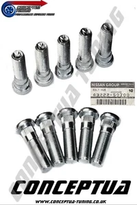 10 X GENUINE NISSAN Rueda Trasera Tachuelas - Para R34 gtt skyline RB25DET Neo - Imagen 1 de 4