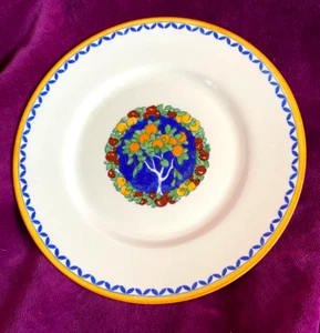 Antike seltene handbemalte Adderley Ltd Beilage/Kuchenplatte. 17,5 cm - Bild 1 von 3