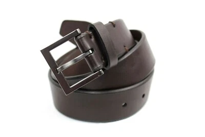 Cinturón Kenneth Cole Reaction para hombre borde biselado marrón talla 40 Foto 1 de 3