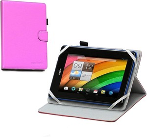 Navitech Purple Leather Case For The ASUS Google Nexus 7 NEW