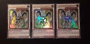 Yu-Gi-Oh! 3x Sternenstaub-Funkendrache, DUDE-DE012, Ultra Rare, 1. Auflage, NM - Bild 1 von 8