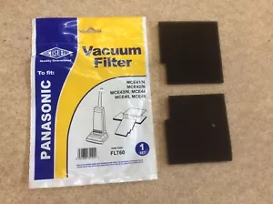 2x Vintage Vacuum Cleaner Rear Filters Panasonic MCE41 MCE41N MCE43 MCE43N - Picture 1 of 1