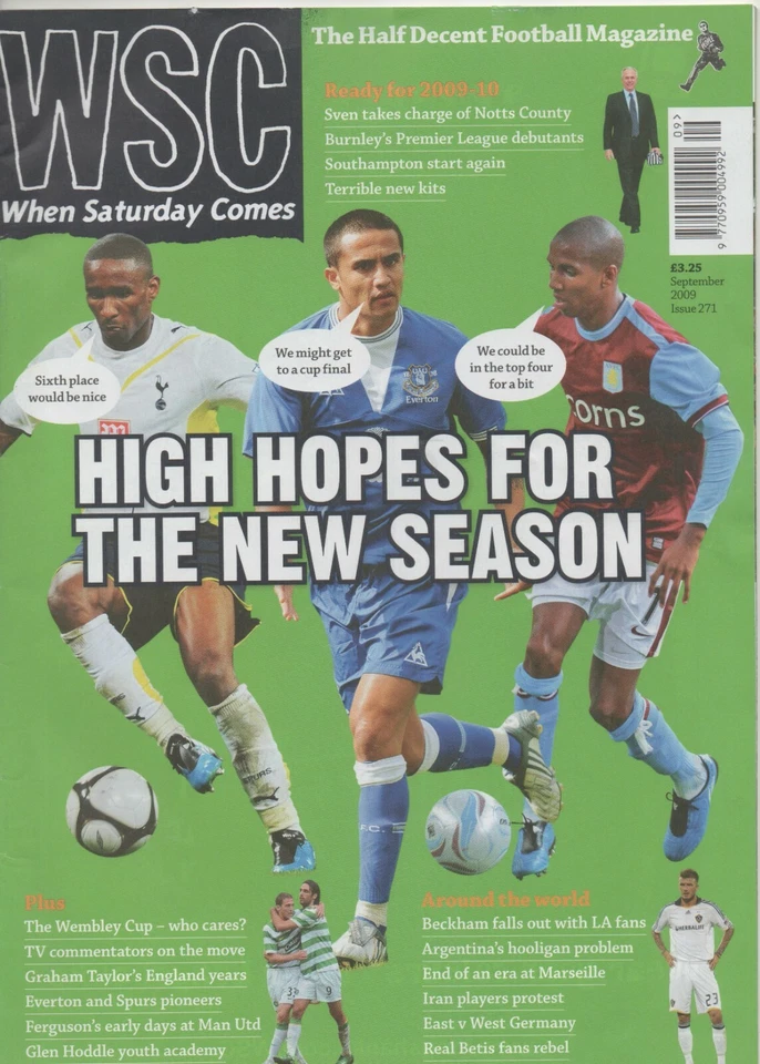 When Saturday Comes (WSC) Issue 271, September 2009 - Image 1 of 1