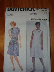 Butterick Sewing pattern No 4426 Dress Size 12 Used - Foto 1 di 2