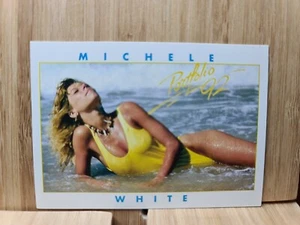 Portfolio 92 International Swimsuit MICHELE WHITE #4 Trading Card FREE POST - Picture 1 of 2