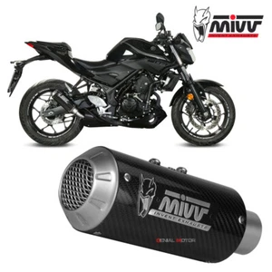 Terminale Scarico MIVV MK3 Carbonio per YAMAHA MT-03 2016 > 2023 - Foto 1 di 4