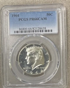 1964 Kennedy Half Dollar - PCGS PR66CAM - Picture 1 of 2