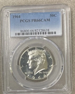 1964 Kennedy Half Dollar - PCGS PR66CAM - Image 1 of 2