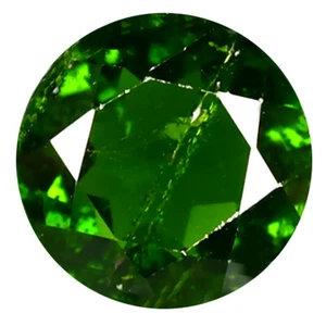 2,34 ct taglio rotondo (8 x 8 mm) non riscaldato/non trattato lato cromato verde - Foto 1 di 1