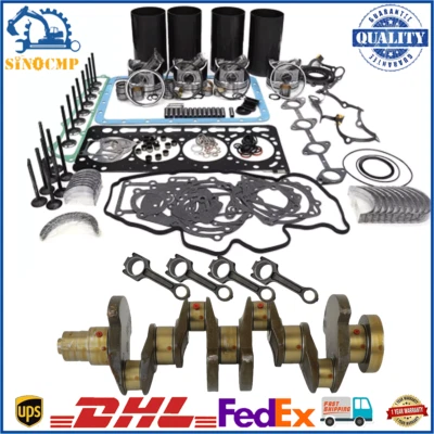 BF4L1011 F4L1011 Engine Overhaul Rebuild Kit-Crankshaft & 4X Con Rods For Deutz - Image 1 of 4