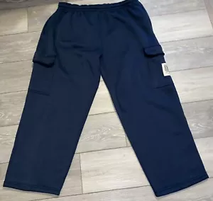 Beverly Hill Polo Club /Polo Ralph Lauren Navy Blue Sweatpants Sz 2XL 4 Pockets - Picture 1 of 10