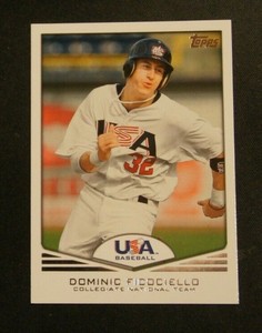 2011 Topps, USA Baseball Collegiate National Team - DOMINIC FICOCIELLO