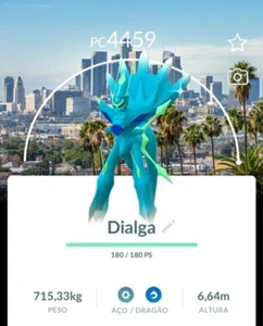 Shiny Dialga Origin Forme LA Level 50 Background Pokémon Go - Picture 1 of 1