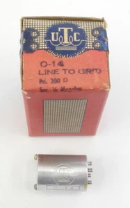 Nuevo de Lote Antiguo En Caja UTC O-14 50:1 Baja Z A Red Micrófono Entrada Transformador Garantizado. IT - Imagen 1 de 1