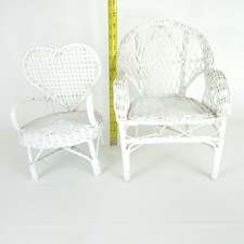 doll sized wicker chairs