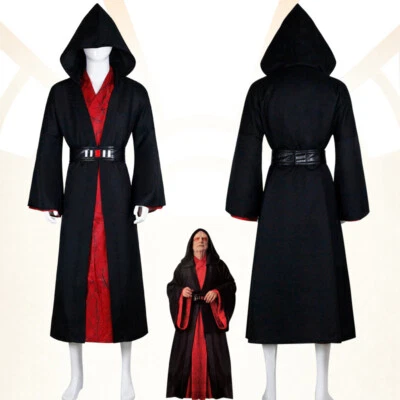 Star Wars The Rise of Skywalker Darth Sidious Cosplay Palpatine Disfraces Trajes Foto 1 de 4