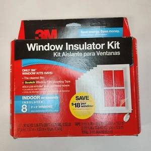 3M Indoor Window Insulator Kit Insulation Film for Heat 8 - 3 x 5 Windows NIB - Picture 1 of 3