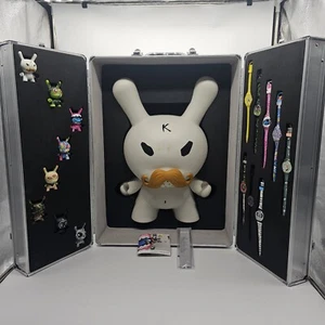 Kidrobot x Swatch Frank Kozik 3 inch Dunny 8 piece Special Box Case GZS48 LE 300 - Picture 1 of 11