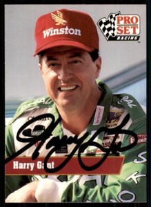 1991 Pro Set Harry Gant IP Signed Auto #63