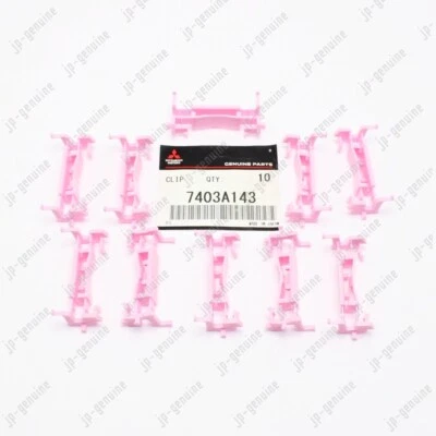 Juego de 10 clips de moldura de techo de goteo deportivos Lancer Outlander originales OEM MITSUBISHI Foto 1 de 4