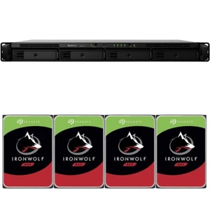 Synology RS422+ RackStation 4-Bay 48TB (4x12TB) Seagate Ironwolf NAS Drives - Picture 1 of 8