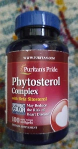 Puritan's Pride Phytosterol Komplex, 1000 mg Softgels - 100 Stück 08/25 - Bild 1 von 3