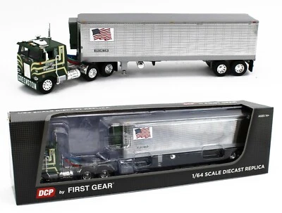 2023 DCP 1:64 *GREENSTEIN TRUCKING CO* Peterbilt 352 COE 86" w/REEFER Trailer - Image 1 of 4