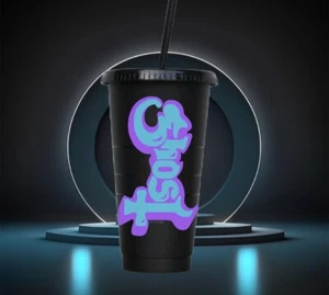 Ghost Bc 70’s Customized Starbucks Reusable Cold Cups - 24oz - Picture 1 of 2