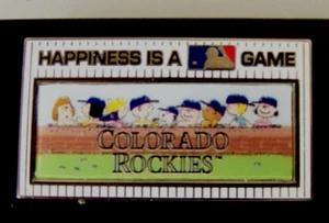 2014 Peanuts Happiness MLB Game pin Colorado Rockies var 2 Snoopy c45980 - Picture 1 of 7