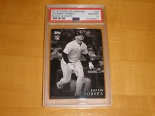 GLEYBER TORRES 2018 TOPPS #26 BLACK & WHITE ROOKIE CARD SHORT PRINTED PSA 10 GEM