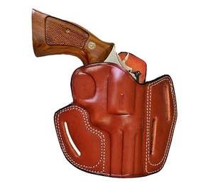 Leder Gürtelholster passend für Colt King Cobra, Python .357 Magnum - Revolverholster - Bild 1 von 8