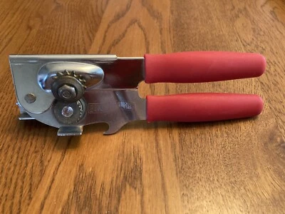 Abridor de latas manual Swing A Way mango rojo funciona bien  Foto 1 de 4