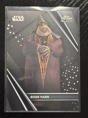 Boss Nass - 2023 Topps Chrome Black Star Wars #53 - Image 1 of 2