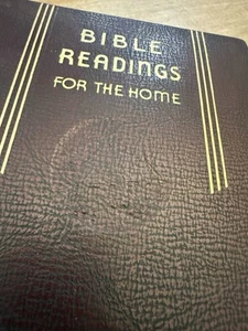 1949 Antique Religious Book "Bible Readings for the Home" Illustrated Very Nice - Picture 1 of 9