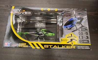 NEW Sky Rover STALKER 3 Channel IR Gyro Helicopter GREEN Indoor Remote Control - Image 1 of 4