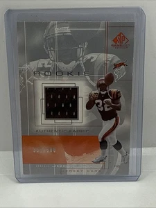 2001 Sp Game Used Ed. Rudi Johnson (RC) Authentic Fabric #/500  - Picture 1 of 3